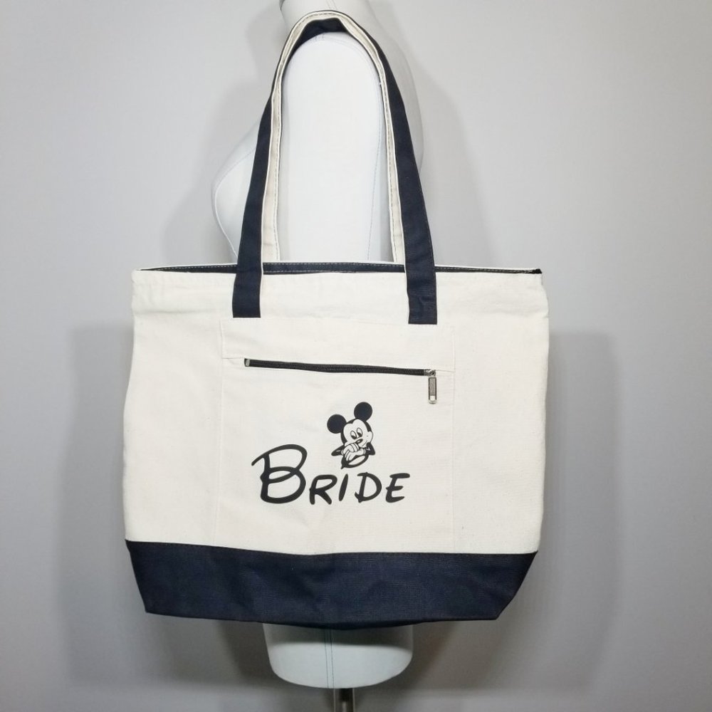 DISNEY Bride Canvas Bag NWOT